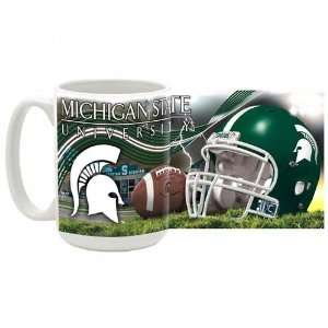  Michigan State Spartans Stadium 15 oz Ceramic Mug Sports 