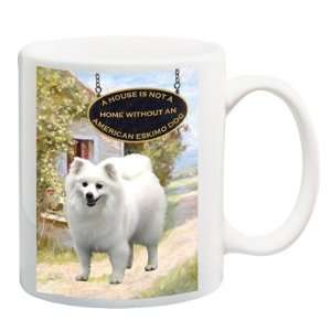  American Eskimo Dog A House Is Not A Home Coffee Tea Mug 