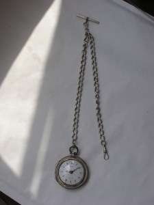 Antique George Prior silver pair case Verge Fusee watch&chain.Ottoman 