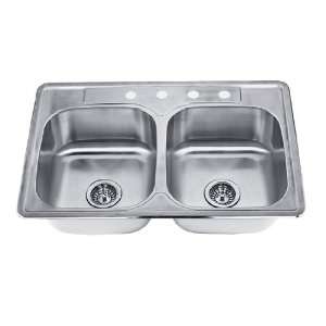   NS3322 DE  Self Rimming Drop In Sink, 18 Gauge Stain