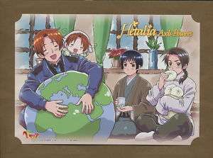 Hetalia Axis Powers portrait poster Japan Italy China official  