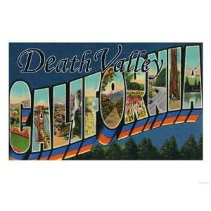  Death Valley, California   Large Letter Scenes Giclee 