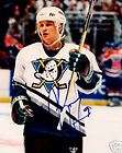 Paul Kariya signed Anaheim Mighty Ducks Hockey Puck JSA  