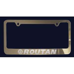 Volkswagen Routan License Plate Frame (Zinc Metal)