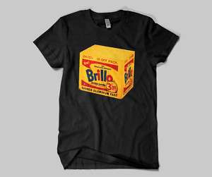 Andy Warhol Brillo Box Black T Shirt  