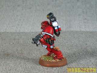 25mm Warhammer 40K WDS painted Blood Angels Sanguinary Priest w62 
