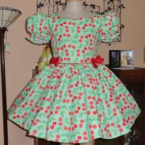 Adult Sissy Baby Dress Cherry Toss by Annemarie  
