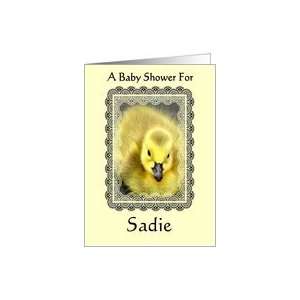  Baby Shower Invitation,name specific / A Baby Shower For Sadie 