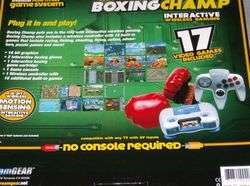  bidding on a brand new dream gear plug n play wireless boxing champ