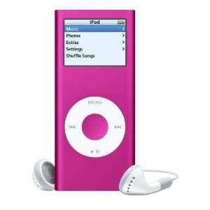  Apple 4 GB iPod nano AAC/ Player Pink (2nd Generation 