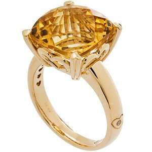   Amoro Tango Citrine Ring 7.00cts in 14kt yellow gold Amoro Jewelry