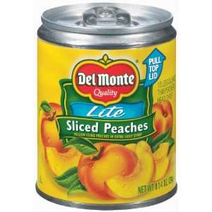 Del Monte 100 Calorie Sliced Peaches   12 Pack  Grocery 