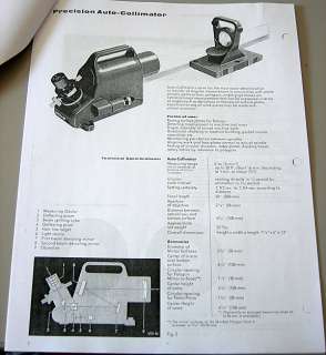 Leitz optical autocollimator w/recent calibration. Surface plate CNC 