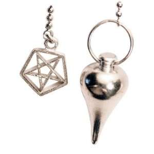   Metal Divination / Dowsing Tool with Pentagram Detail 