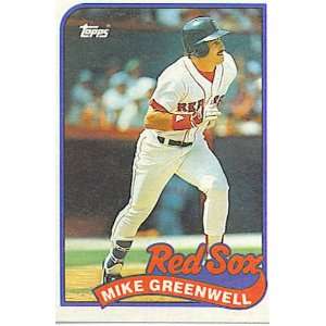  1989 Topps #630 Mike Greenwell [Misc.]