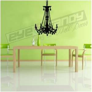 Chandelier Wall Decals Stickers Removable Wall Art  