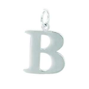  Sterling Silver B Charm Arts, Crafts & Sewing