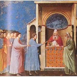   Life of the Virgin 4 Prayer of the Suitors, By Giotto