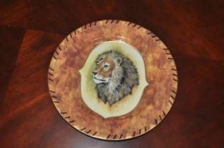 RARE LYNN CHASE 1995 African Animal Portraits LION 9 PLATE 