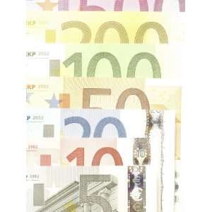  Foreign Currency of Stack of Euro Banknotes Photographic 