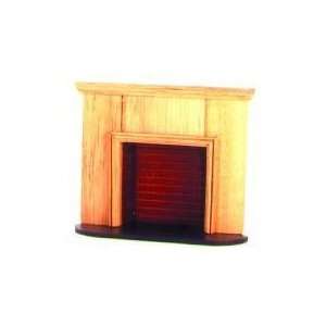  Dollhouse Miniature Corner Fireplace 