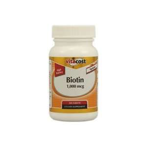  Vitacost Biotin (High Potency)    1000 mcg   100 Tablets 