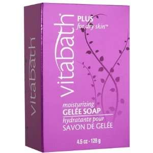  Vitabath Plus for Dry Skin Moisturizing Gelee Soap, 4.5 oz 