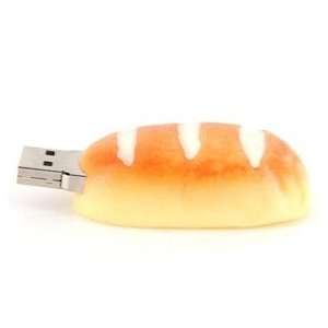  2GB Lovely Butter Bread Shape Flash Drive (Yellow 