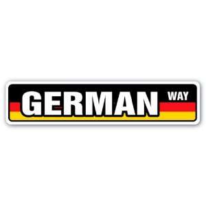   Sign germany national nation pride country gift Patio, Lawn & Garden