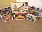 MODEL CARS REVELL, AMT, DML. AIRPLANE, 53 FORD, 57 FORD, 53 CHEVY, 48 