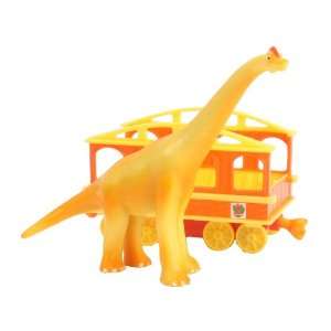  Dinosaur Train Ella Brachiosaurus with Train Car 