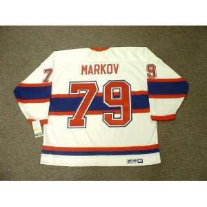 ANDREI MARKOV Montreal Canadiens 1946 CCM Vintage Throwback Home NHL 