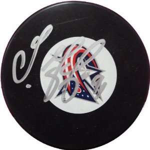  Sergei Fedorov Columbus Blue Jackets Autographed Hockey 