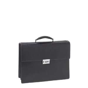  Salvatore Ferragamo Double Gusset Leather Briefcase 