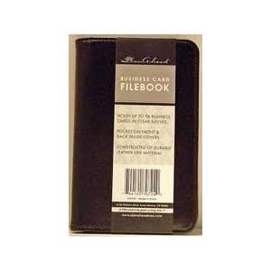  Business Card File Book 4.75in X 18.4 Cm(black) Office 