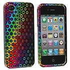 Rainbow Colourful APPLE iPhone 4 Hard Case Cover Skin Fancy Design mbs 