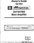 Ampeg SVT2Pro 300 Watt All Tube Bass Amp Head w/ 3 band EQ NEW