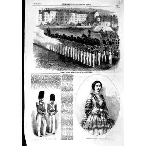  1855 REVIEW ROYAL ARTILLERY COMPANY MADAME BOSIO OPERA 