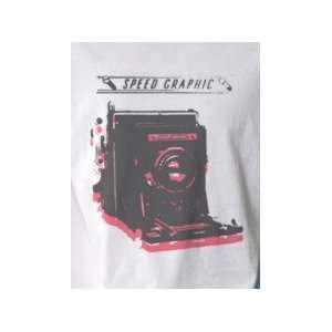  Vintage Speed Graphic Camera   Pop Art Graphic T shirt 