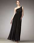 new w/ tags AIDEN MATTOX ONE SHOULDER BEADED GOWN BLACK SIZE 6 MSRP$ 