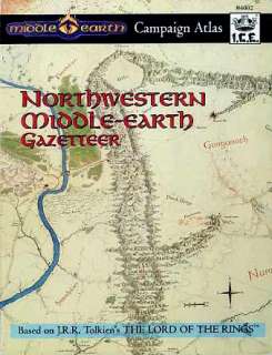 MERP NORTHWESTERN MIDDLE EARTH GAZETTEER w/MAP 4002 VF  