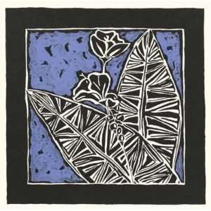  Exotic Woodblock in Blue VII by Zarris Chariklia. Best 