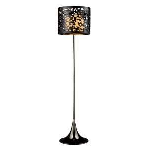  Colima Floor Lamp in Black Nickel