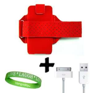 Arm Band for Apple iPhone 4 (16GB or 32GB flash drive) + Cellet APPLE 