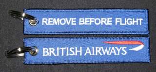   speedbird Keyring Bag Tag Remove Before Flight style UK Airline  