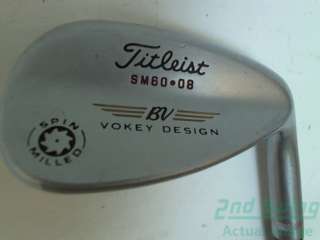 Titleist Vokey Spin Milled Wedge Lob LW 60 Steel Wedge Right  