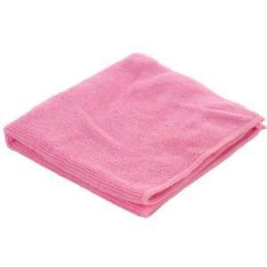  Microfiber Cloth   12 inches x 12 inches   Pink   Cleans wet or dry 