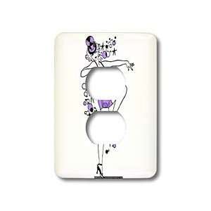 TNMGraphics Vintage People   Dancer in Top Hat   Light Switch Covers 