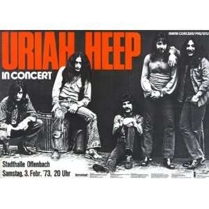  Uriah Heep   Sweet Freedom 1973   CONCERT   POSTER from 