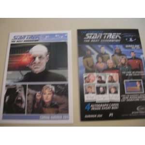   Star Trek The Next Generation Series 1 promo card P1 